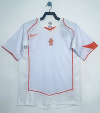 Netherlands 2004 Vintage Retro White Away Jersey
