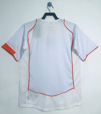 Netherlands 2004 Vintage Retro White Away Jersey