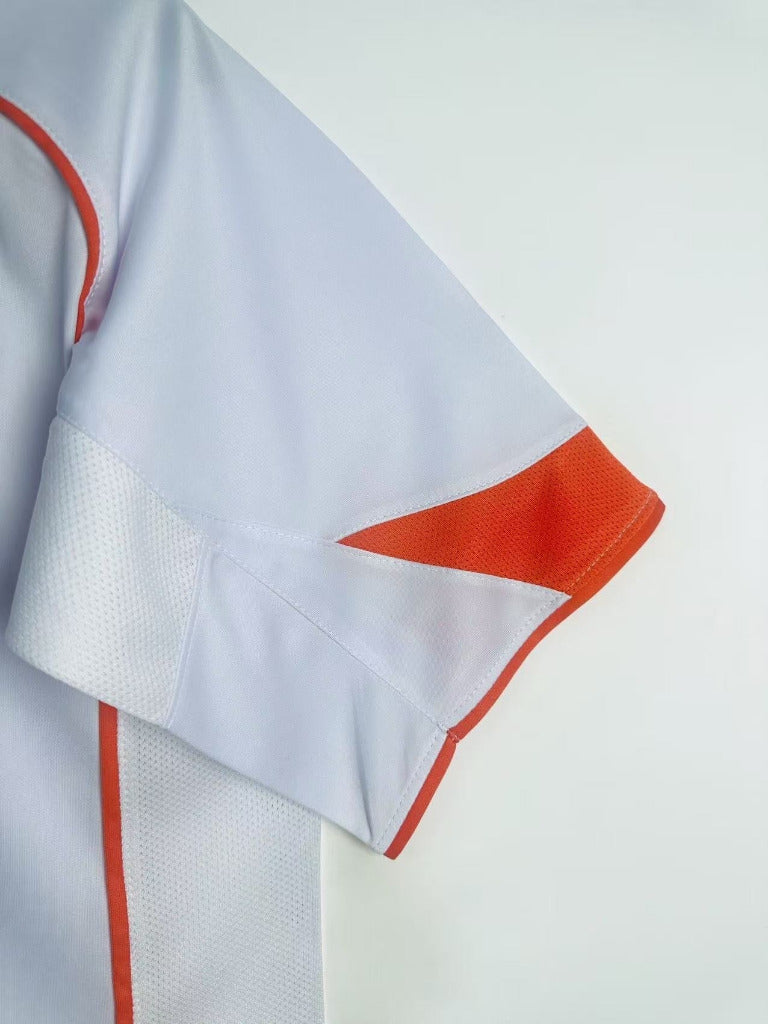 Netherlands 2004 Vintage Retro White Away Jersey