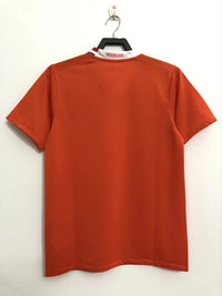 Netherlands 2008 Vintage Retro Orange Home Jersey