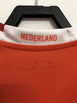 Netherlands 2008 Vintage Retro Orange Home Jersey