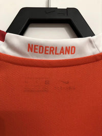 Netherlands 2008 Vintage Retro Orange Home Jersey
