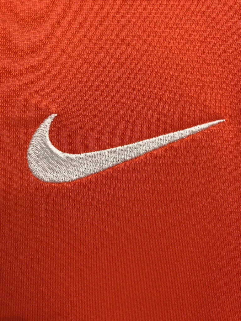 Netherlands 2008 Vintage Retro Orange Home Jersey