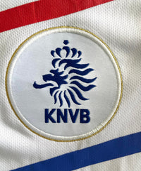 Netherlands 2010 Vintage Retro White Away Jersey
