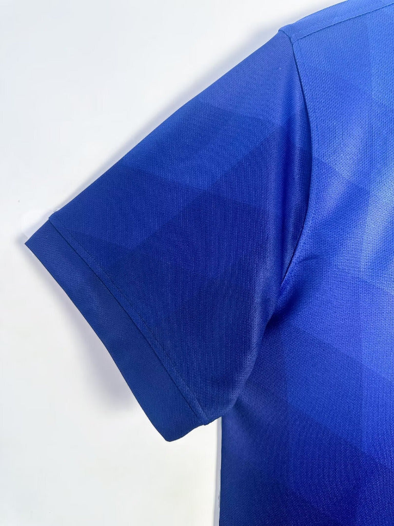 Netherlands 2014 Vintage Retro Blue Away Jersey