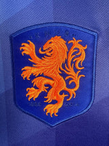 Netherlands 2014 Vintage Retro Blue Away Jersey