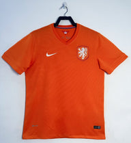 Netherlands 2014 Vintage Retro Orange Home Jersey