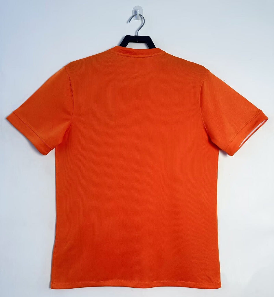 Netherlands 2014 Vintage Retro Orange Home Jersey