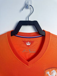 Netherlands 2014 Vintage Retro Orange Home Jersey