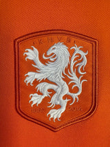 Netherlands 2014 Vintage Retro Orange Home Jersey