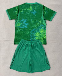 Netherlands 2026 Green Goalkeeper Kids Jersey Set