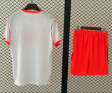 Netherlands 2026 White/Orange Away Kids Jersey Set
