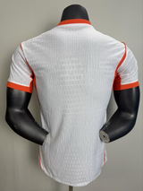 Netherlands 2026 White/Orange Away Player Version Jersey