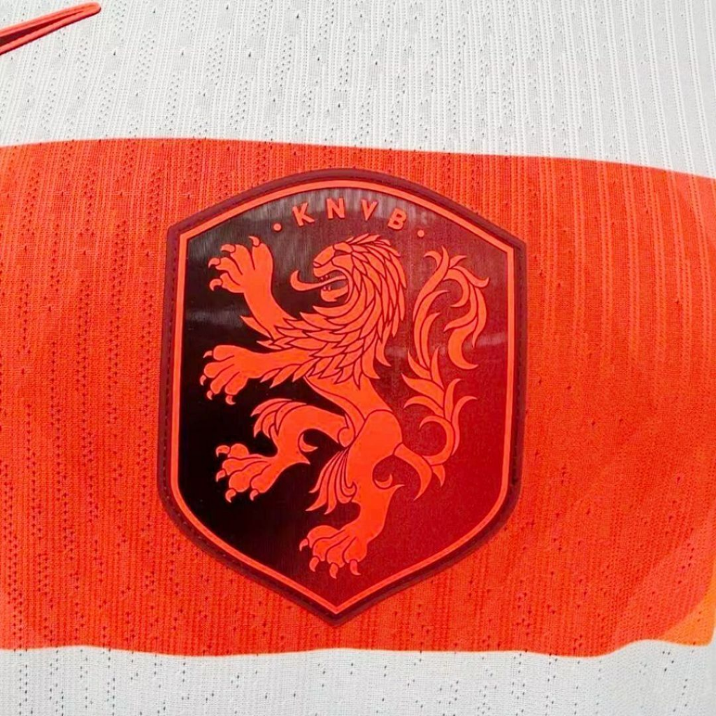 Netherlands 2026 White/Orange Away Player Version Jersey