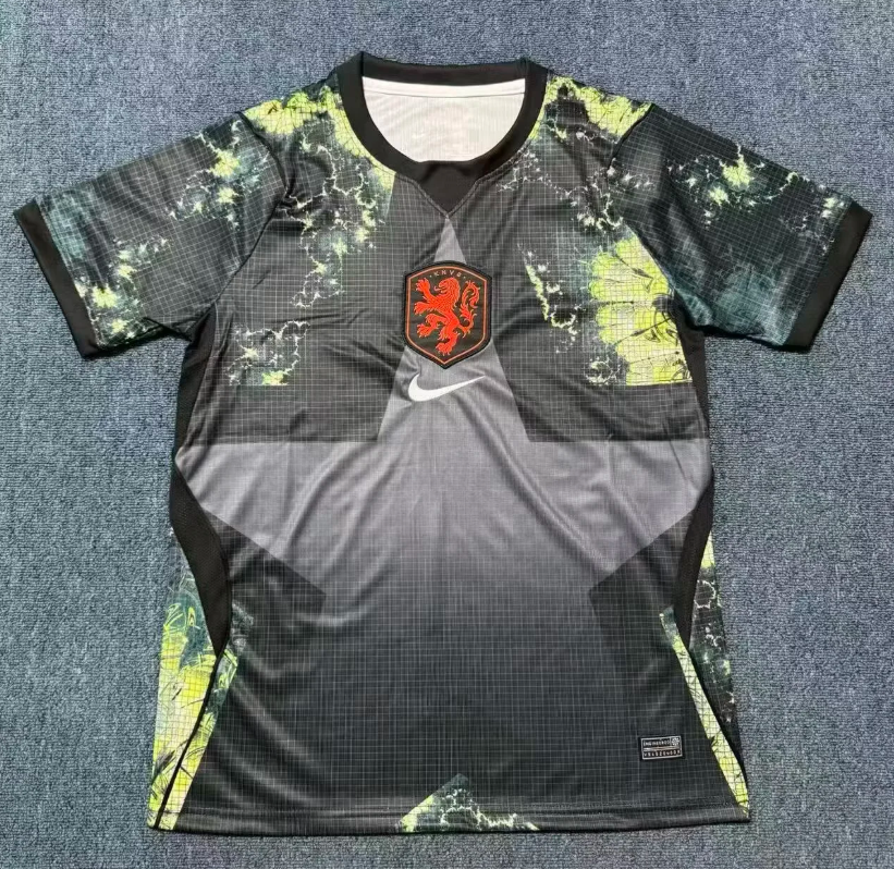Netherlands 26/27 Black/Yellow Goalkeeper Jersey