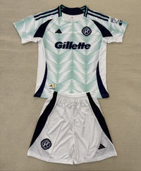 New England Revolution 25/26 Away Kids Jersey Set