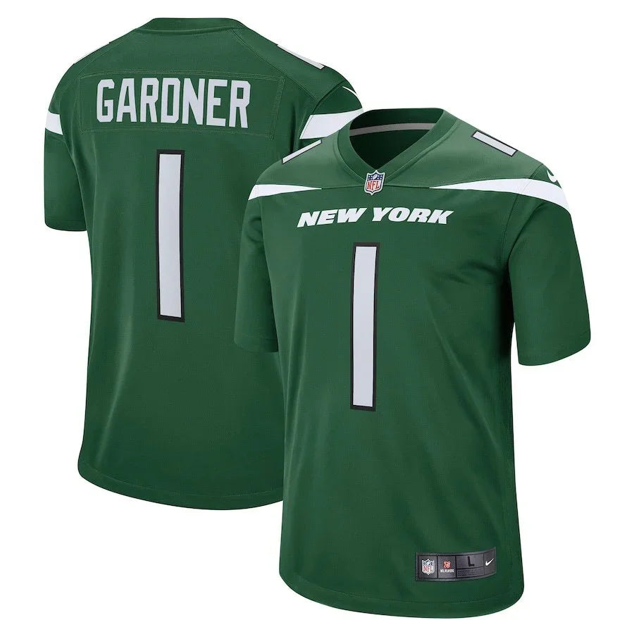 New York 25/26 Gardner #1 Green/White NFL Jersey