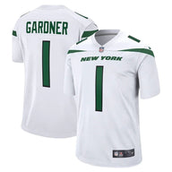 New York 25/26 Gardner #1 White/Green NFL Jersey