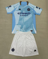 New York City 25/26 Blue Home Kids Jersey Set
