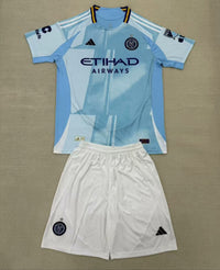 New York City 25/26 Blue Home Kids Jersey Set