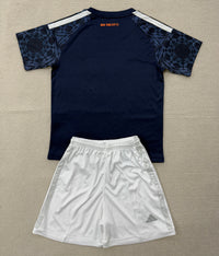 New York City 26/27 Blue/White Away Kids Jersey Set