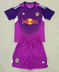 New York Red Bulls 25/26 Purple Goalkeeper Kids Jersey Set