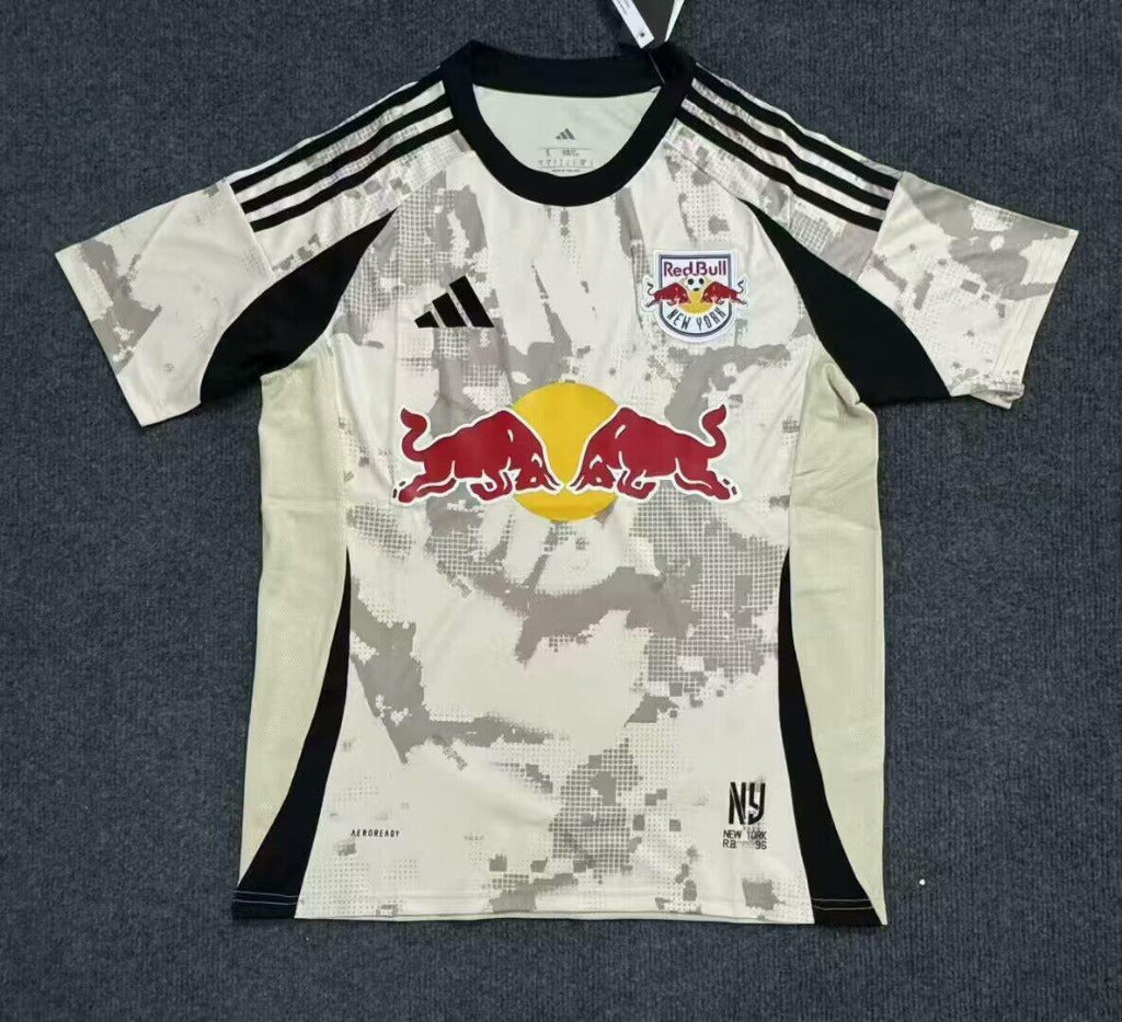 New York Red Bulls 25/26 White/Gray Away Jersey