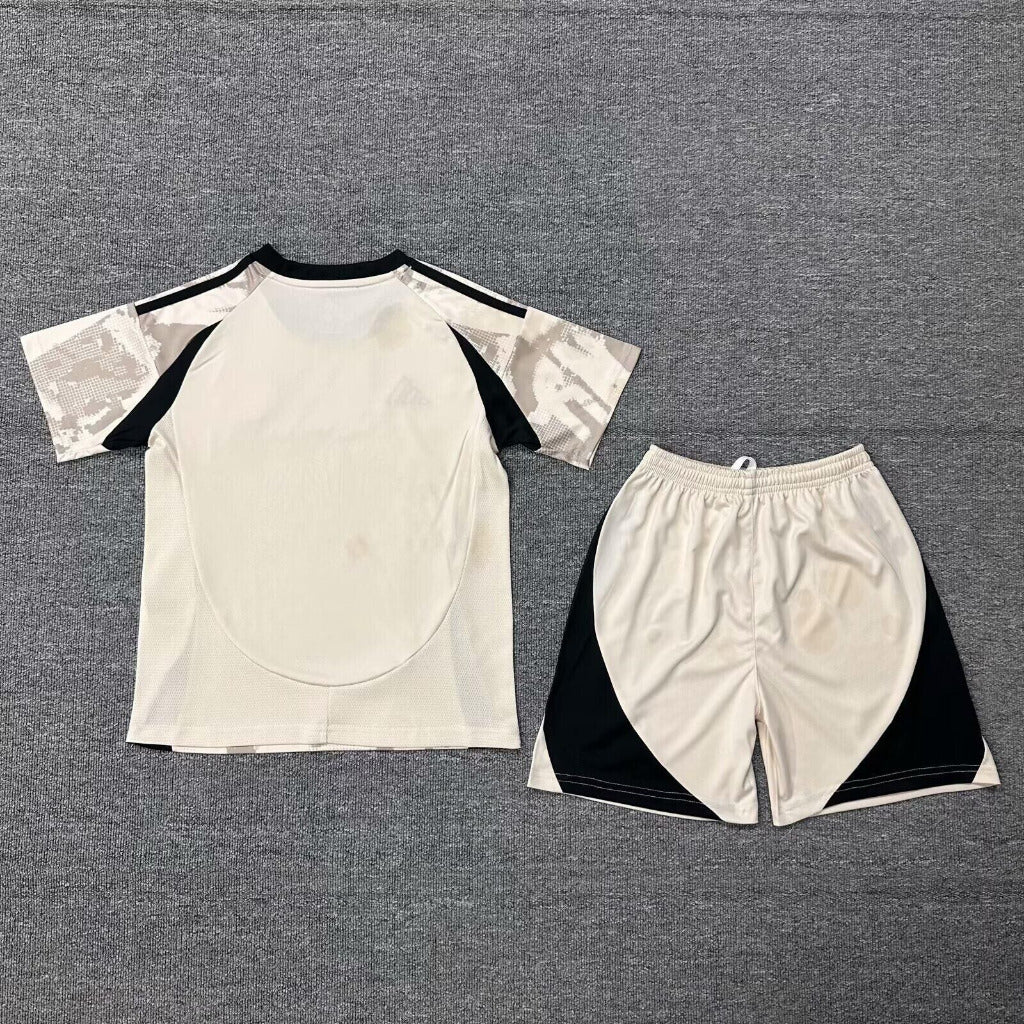 New York Red Bulls 25/26 White/Gray Away Kids Jersey Set