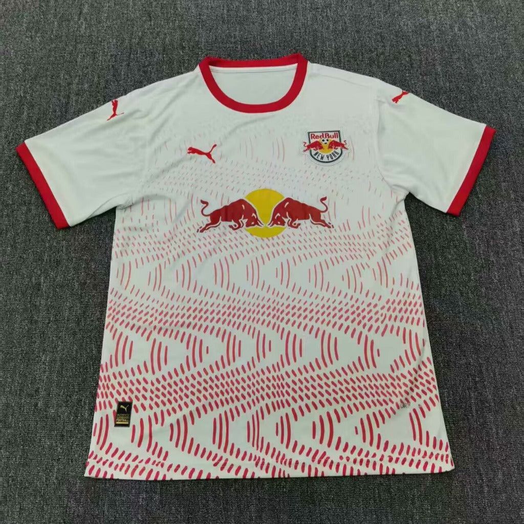 New York Red Bulls 25/26 White/Red Home Jersey