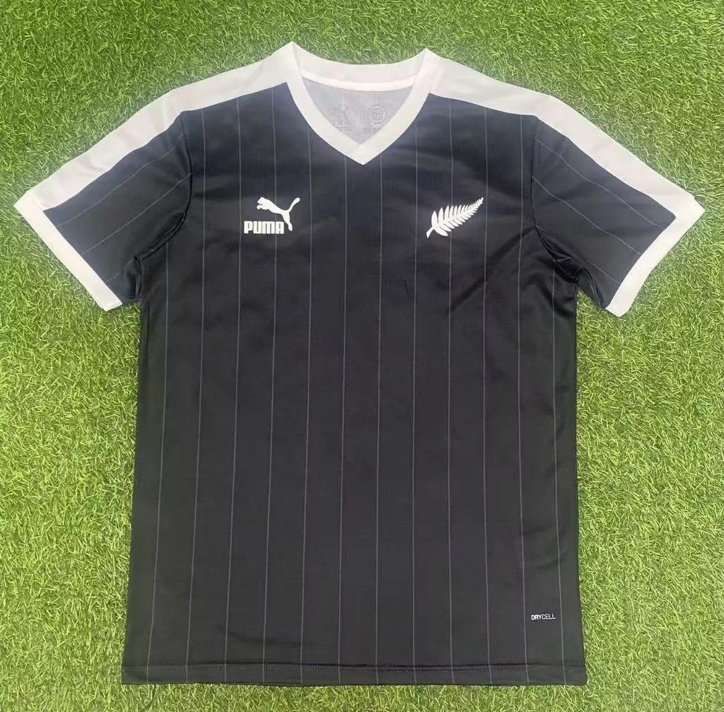 New Zealand 25/26 Black/White Away Jersey