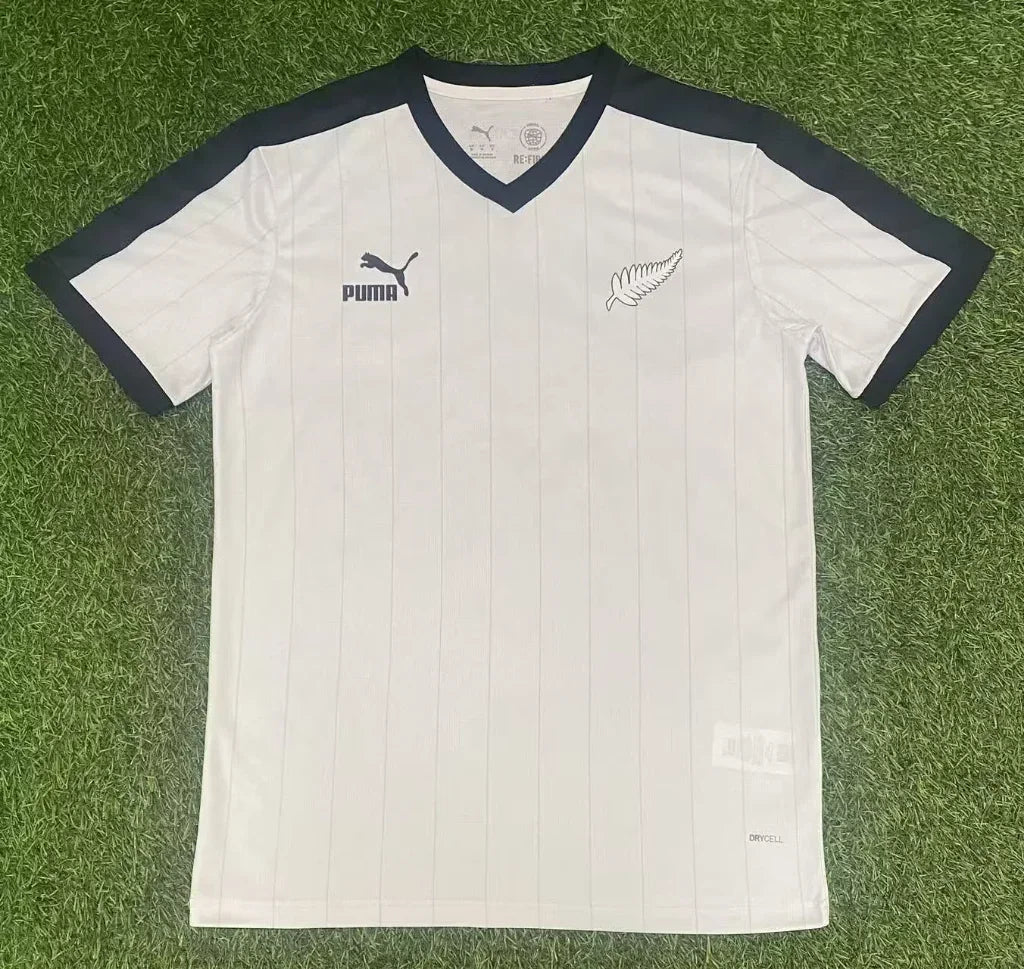 New Zealand 25/26 White/Black Home Jersey