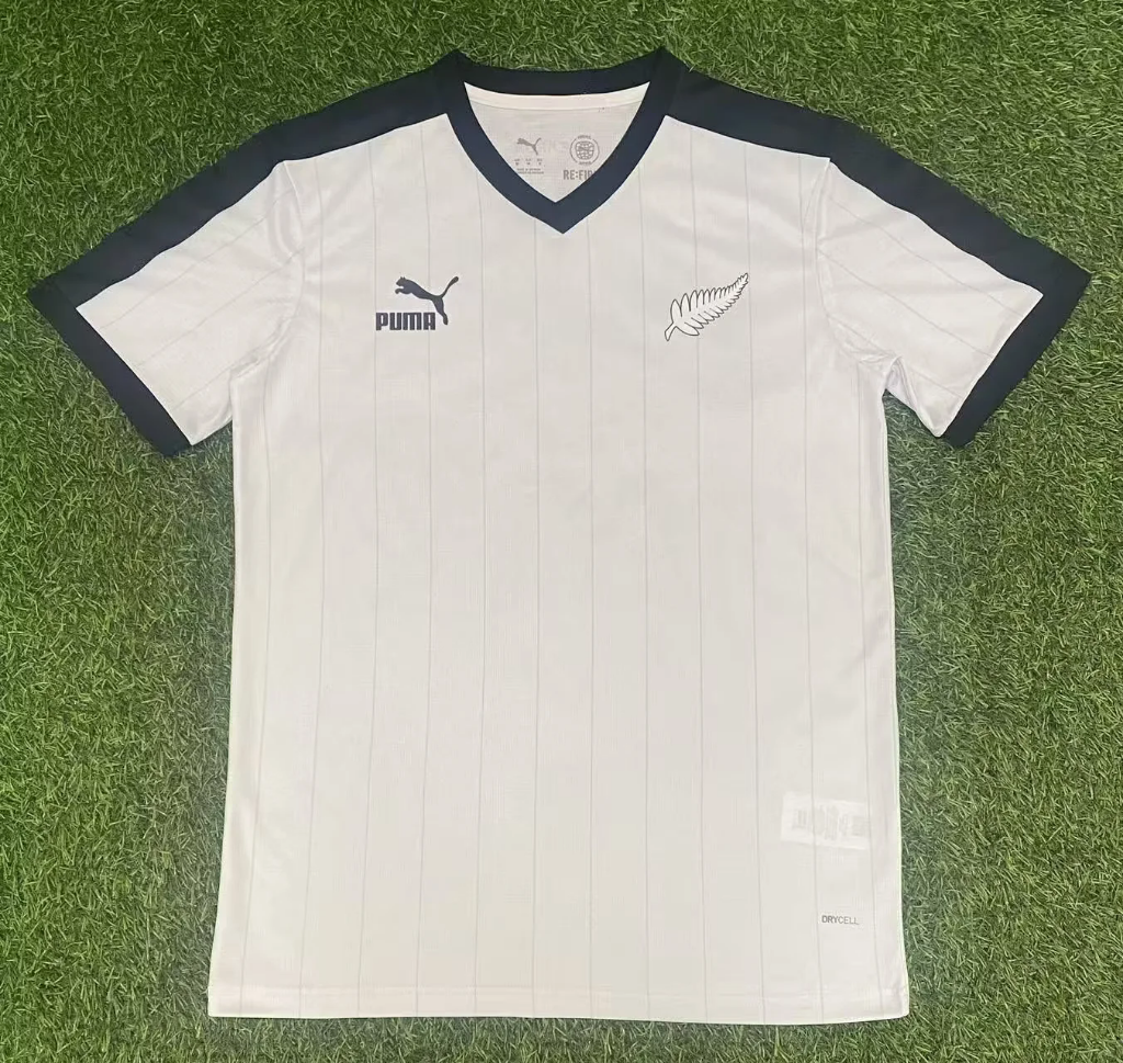 New Zealand 25/26 White/Black Home Jersey