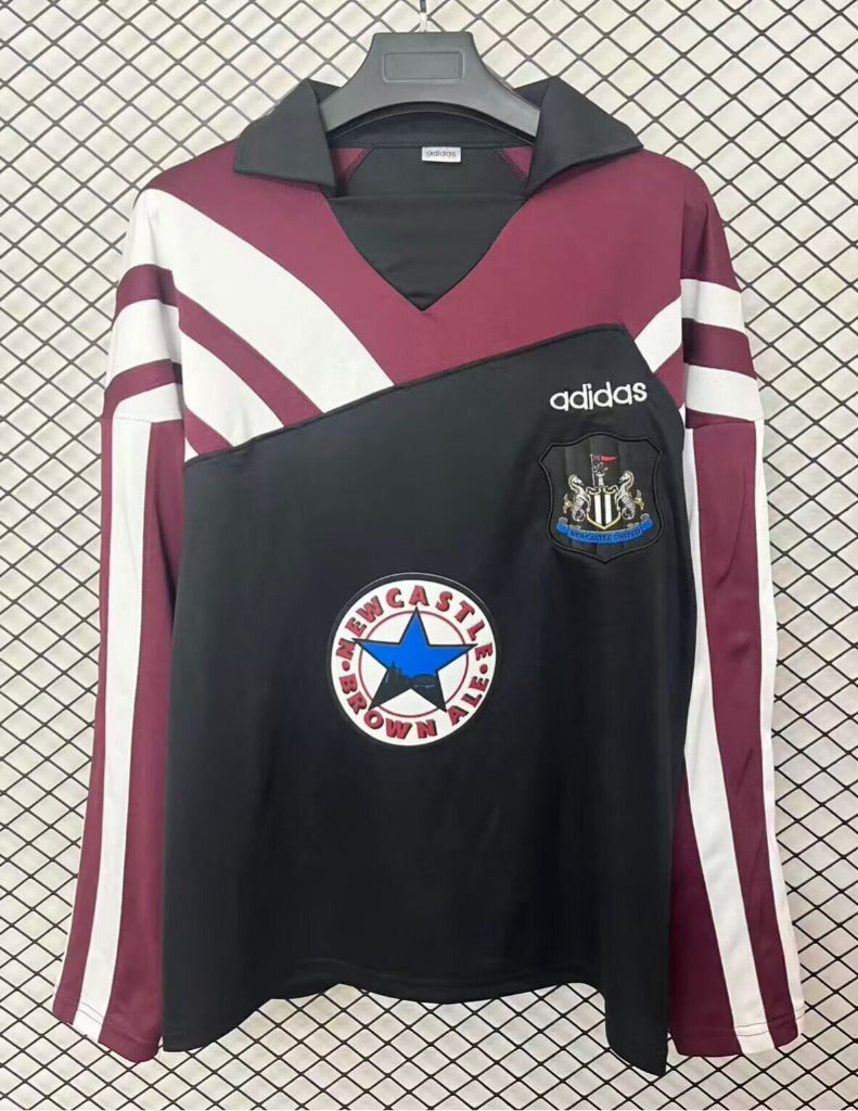 Newcastle 1996/97 Retro Black/White/RedTraining Long Sleeve Jersey