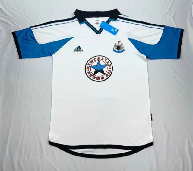 Newcastle 1999/00 Vintage Retro Blue Away Jersey