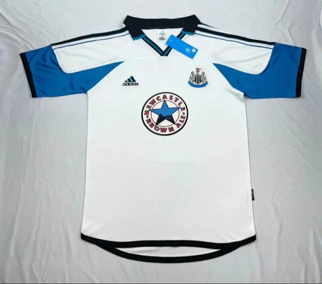 Newcastle 1999/00 Vintage Retro Blue Away Jersey