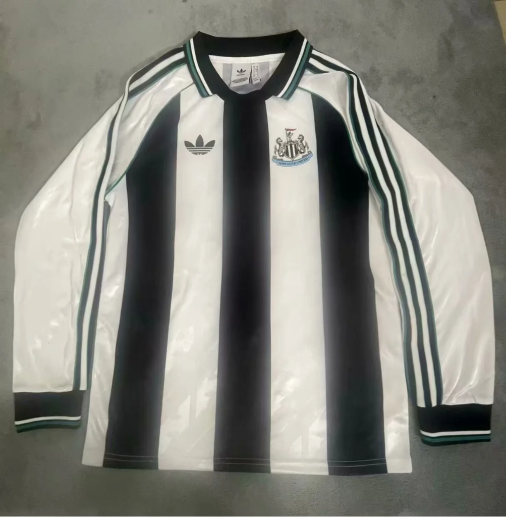 Newcastle 2007/08 Vintage Retro Version Long Sleeves Jersey