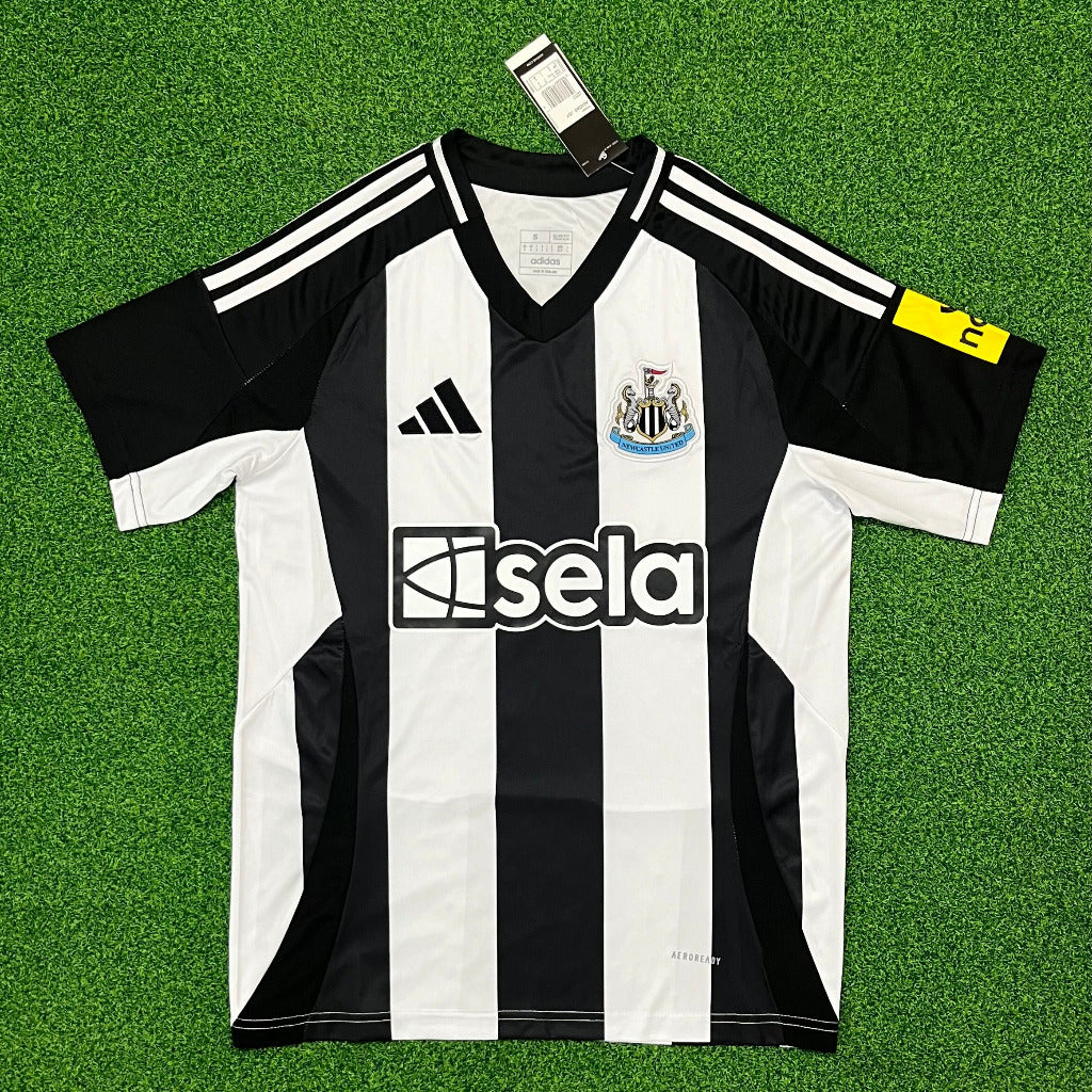 Newcastle 2025 Black/White Stripes Home Jersey