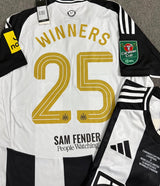 Newcastle 2025 Black/White Stripes Home Jersey