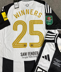 Newcastle 2025 Black/White Stripes Home Jersey