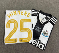 Newcastle 2025 Black/White Stripes Home Jersey
