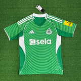 Newcastle 25/26 Away Players Version Green Jersey