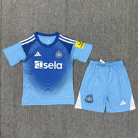 Newcastle 25/26 Goalkeeper Blue Kids Kit