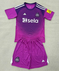Newcastle 25/26 Goalkeeper Violet Kids Kit