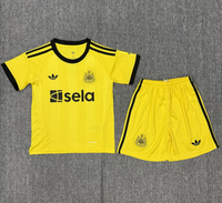 Newcastle 25/26 Goalkeeper Yellow Kids Kit