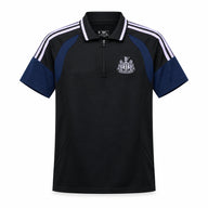Newcastle 26/27 Black/Blue/White Stripes Polo Jersey