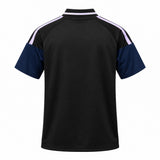 Newcastle 26/27 Black/Blue/White Stripes Polo Jersey