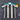 Newcastle 26/27 Black/White Barcode Stripe Home Jersey