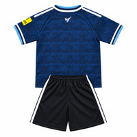 Newcastle 26/27 Blue/White Stripes Away Kids Jersey Set