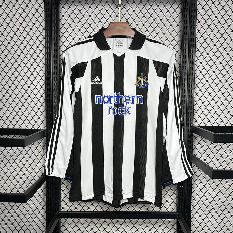 Newcastle United 2003/05 Vintage Retro Home Long Sleeves Jersey