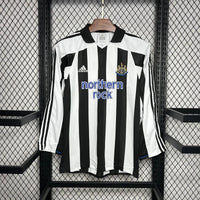 Newcastle United 2003/05 Vintage Retro Home Long Sleeves Jersey